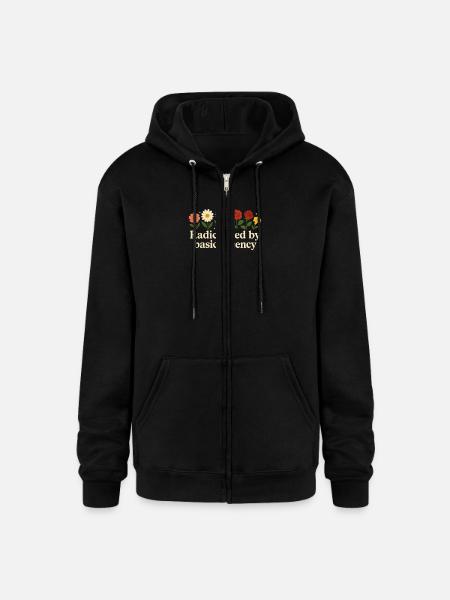 Radicalized By Basic Decency - Champion Unisex Full Zip Hoodie - black