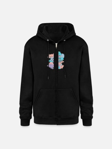 Mind Positive - Champion Unisex Full Zip Hoodie - black