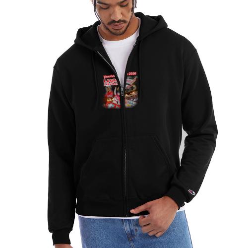 Logan Schuchart #LetsRaceTwo Winner - Champion Unisex Full Zip Hoodie