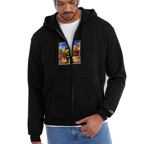 Fireman Taco - Champion Unisex Full Zip Hoodie
