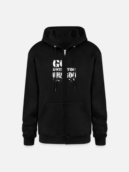 Go until you rhabdo - Champion Unisex Full Zip Hoodie - black