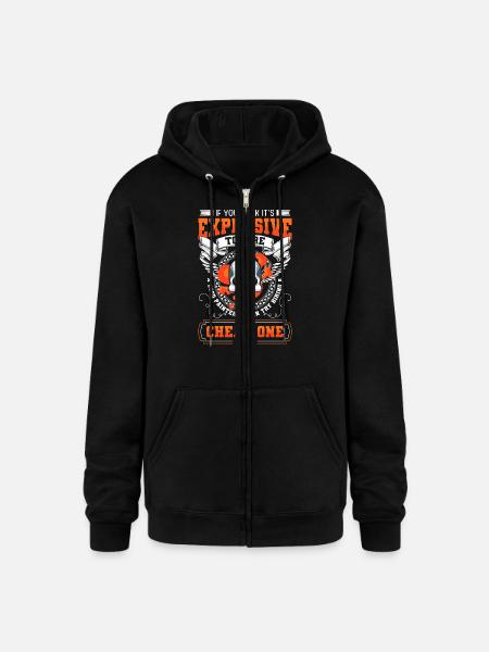 Painter Spray Can Craftsman - Champion Unisex Full Zip Hoodie - black