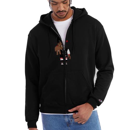 Crunkatlanta Black 6000 - Champion Unisex Full Zip Hoodie
