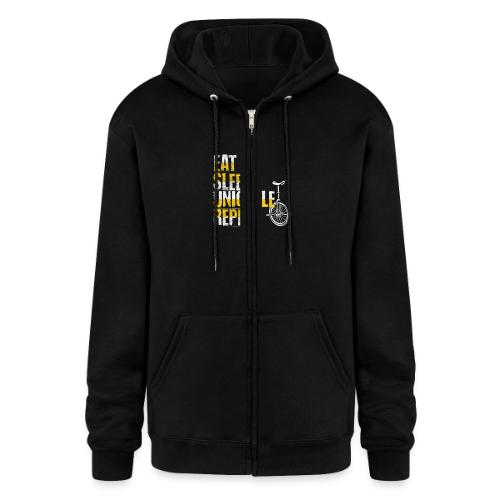 Eat Sleep Unicycle Repeat - Champion Unisex Full Zip Hoodie