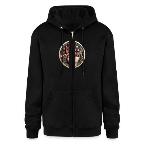 Dad Tax Collector Medallion T Shirt - Champion Unisex Full Zip Hoodie