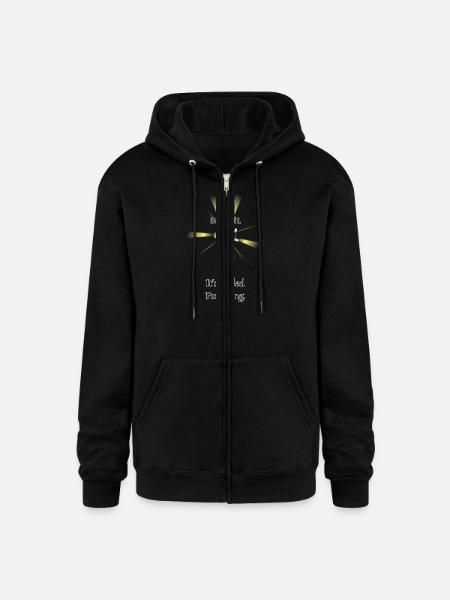Dads Don't Babysit - Champion Unisex Full Zip Hoodie - black