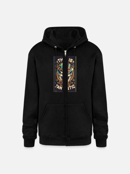 This is Fantastic - Champion Unisex Full Zip Hoodie - black