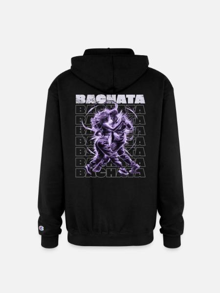 Sensual Latin Bachata Bachateros - Champion Unisex Full Zip Hoodie - black