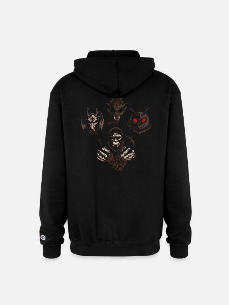 Cryptids Rhapsody - JoakoZeta - Champion Unisex Full Zip Hoodie - black