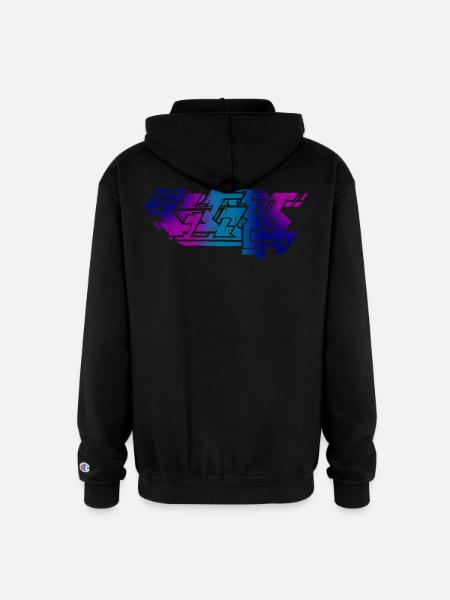 Graffiti Piece - Dark - Champion Unisex Full Zip Hoodie - black