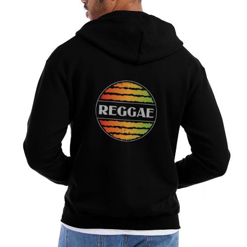 Reggae celebration vibrant rasta music design - Champion Unisex Full Zip Hoodie
