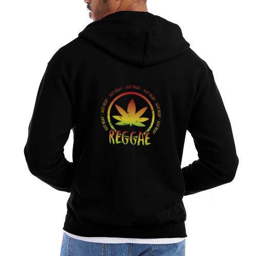 Chill Reggae Vibes Just Relax Rasta Music Art - Champion Unisex Full Zip Hoodie