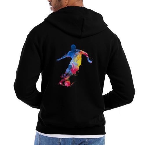 Soccer: Splash Kick - Champion Unisex Full Zip Hoodie