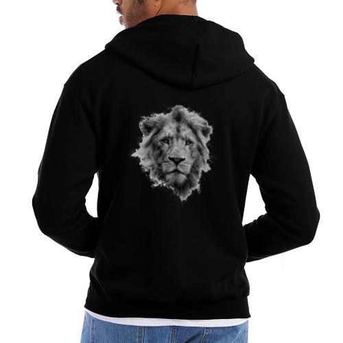 Lion: Monochrome King - Champion Unisex Full Zip Hoodie