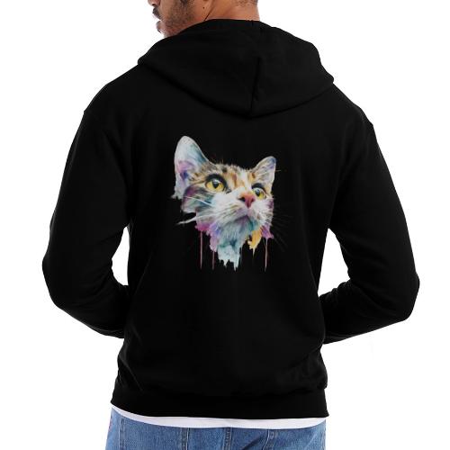 Chromatic Cat Splash - Champion Unisex Full Zip Hoodie