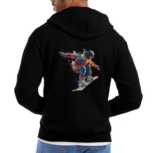 Snowboarding: Frozen Flight - Champion Unisex Full Zip Hoodie