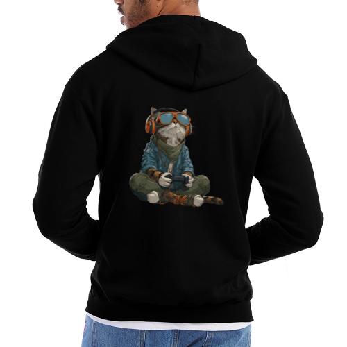 Cat: Purrfect Player - Champion Unisex Full Zip Hoodie