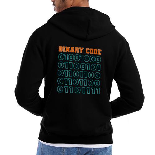 Say Hello in Binary code - Champion Unisex Full Zip Hoodie