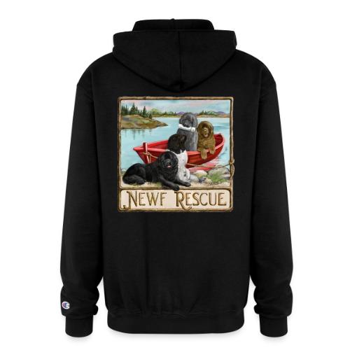 NCA Newfoundland Dog Rescue Gear - Champion Unisex Full Zip Hoodie