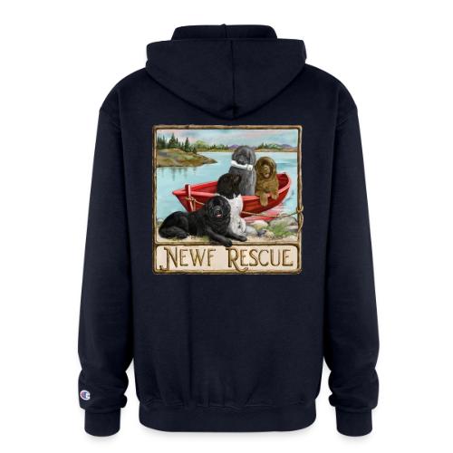 NCA Newfoundland Dog Rescue Gear - Champion Unisex Full Zip Hoodie