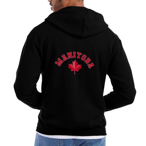 Manitoba with maple leaf - Champion Unisex Full Zip Hoodie