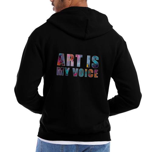Art Is My Voice - Champion Unisex Full Zip Hoodie