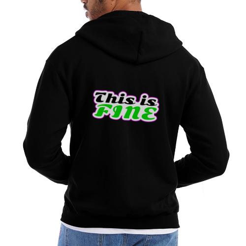 This Is Fine Balance - Champion Unisex Full Zip Hoodie