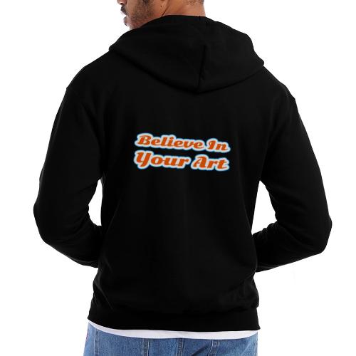 Believe in Your Art — Creative Glow Script - Champion Unisex Full Zip Hoodie