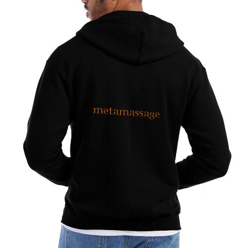 metamassage text logo - Champion Unisex Full Zip Hoodie