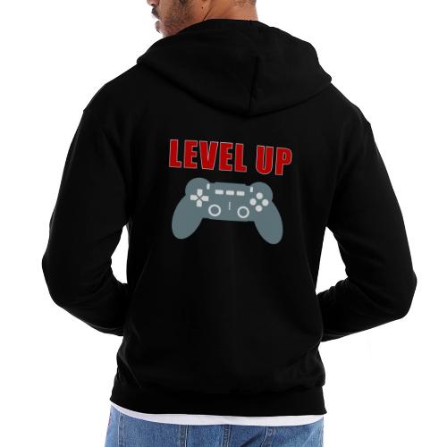 Level Up Gamer Controller Apparel - Champion Unisex Full Zip Hoodie