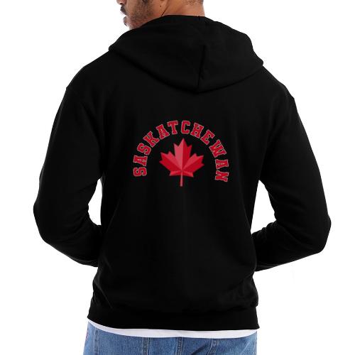 Saskatchewan with maple leaf - Champion Unisex Full Zip Hoodie
