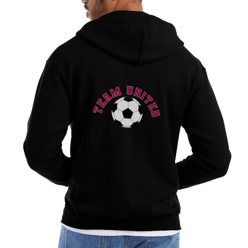 Team United Soccer Ball Sports Design - Champion Unisex Full Zip Hoodie