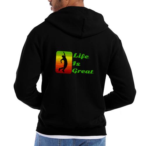 Life Is Great - Champion Unisex Full Zip Hoodie