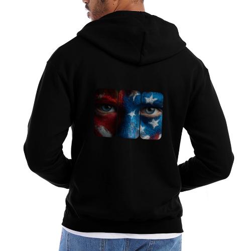 USA: Painted for the Flag - Champion Unisex Full Zip Hoodie