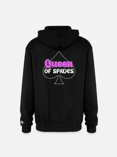 Spades Card Game Player - Champion Unisex Full Zip Hoodie - black