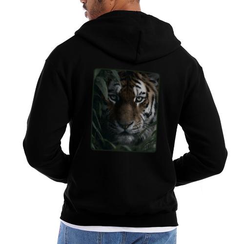 Tiger Jungle Eyes Wildlife Design - Champion Unisex Full Zip Hoodie