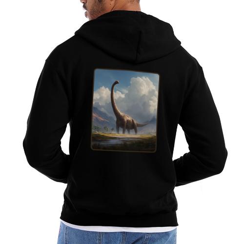 Brachiosaurus Valley Landscape Design - Champion Unisex Full Zip Hoodie