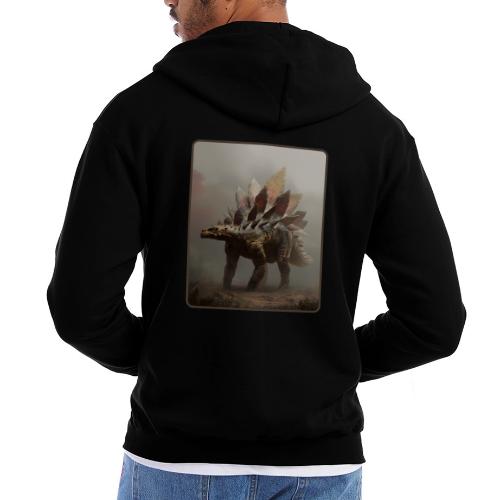 Stegosaurus Misty Forest Design - Champion Unisex Full Zip Hoodie