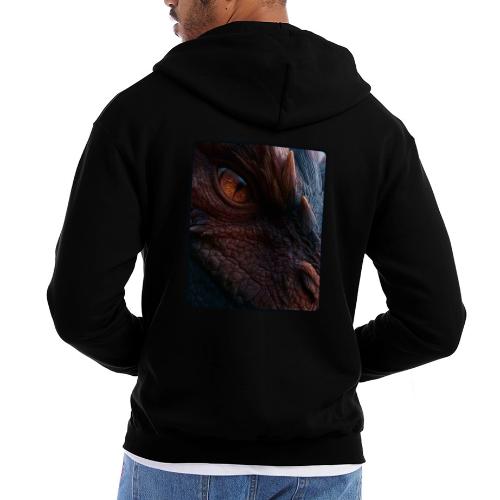 Fierce Ancient Dragon Portrait Design - Champion Unisex Full Zip Hoodie