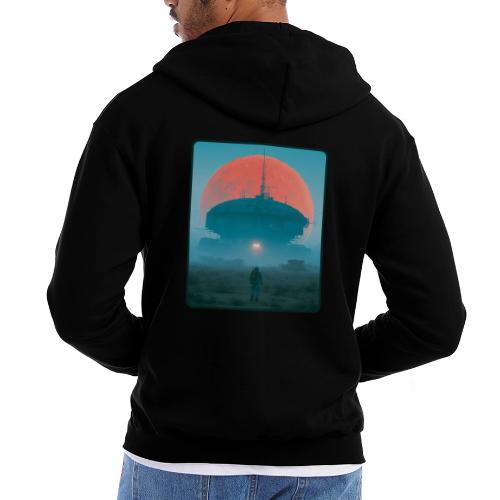 Astronaut Alien Outpost Design - Champion Unisex Full Zip Hoodie