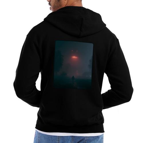 Mysterious UFO Encounter Design - Champion Unisex Full Zip Hoodie