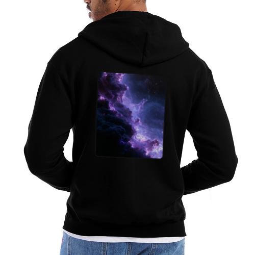 Purple Nebula Space Design - Champion Unisex Full Zip Hoodie