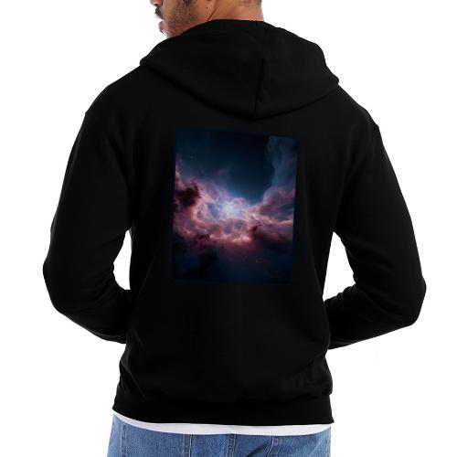 Radiant Cosmic Nebula Artwork - Champion Unisex Full Zip Hoodie