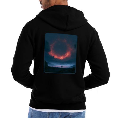 Supernova Reflection Space Scene - Champion Unisex Full Zip Hoodie