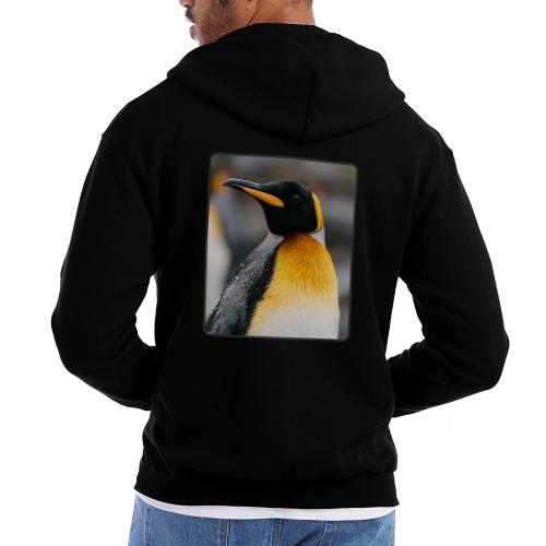King Penguin Portrait Design - Champion Unisex Full Zip Hoodie