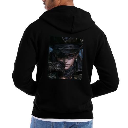 Dark Anime Pirate Warrior - Champion Unisex Full Zip Hoodie