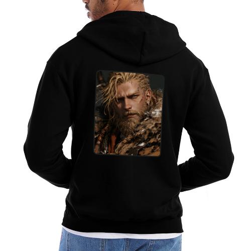 Battle-Scarred Viking Warrior - Champion Unisex Full Zip Hoodie