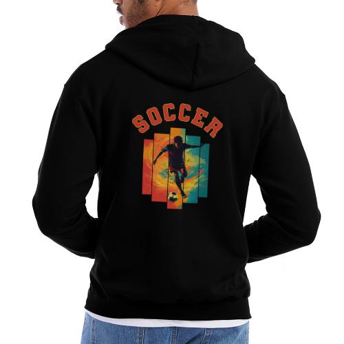 Soccer Heartbeat - Champion Unisex Full Zip Hoodie