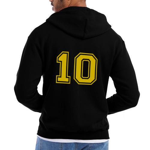 Number 10 in a classic athletic collegiate font - Champion Unisex Full Zip Hoodie