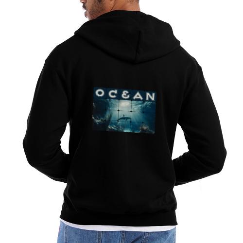 Ocean: Dolphin’s Serenity - Champion Unisex Full Zip Hoodie